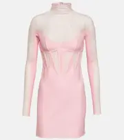 [Mugler] Mugler Corset minidress AU 14 pink