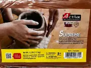 Activa Supreme Artist's Air Dry Modelling 3.3 Pounds Terra Cotta Clay