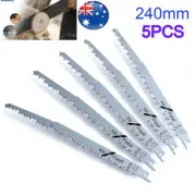 5pcs 240mm Stainless Steel Reciprocating For Cutting Tree Pruning Root Saw_Blade