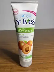 St Ives Apricot Fresh Skin Body Scrub Rare 9 oz size