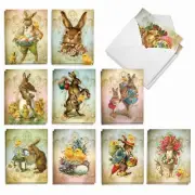 The Best Card Company 20 Assorted Easter Notes Box Set 4 x 5.12 Inch with Env...