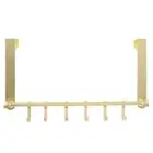 Door Coat Rack Over The Door Hooks Door Hanger Moving 6-Hooks Door Organizer