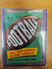 1974 Topps Football Sealed Wax Pack (2 Cards)