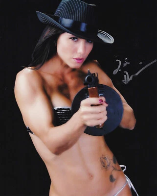TERI HARRISON 10/2002 PLAYBOY PLAYMATE SEXY SIGNED BIKINI PHOTO (B)