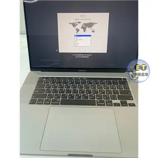 ET手機倉庫【MacBook Pro 2019 2.3GHz i9 16G+1TB】A2141（16吋、筆電）附發票