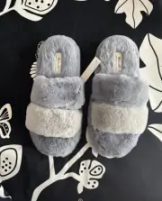 madewell Fluffy slide house slippers