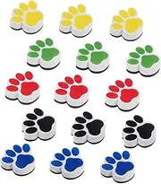 ARTIBETTER 15Pcs Magnetic Whiteboard Erasers Small Dry Erase Board Cleaners Comfortable Grip Washable Classroom Supplies for Home and Office Use