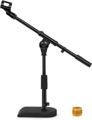 InnoGear Adjustable Desk Microphone Stand, Weighted Base with Soft Grip Twist...