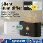 USB Ultrasonic Aroma Air Humidifier Flame Light Purifier Essential Oil Diffuser*