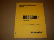 Komatsu BR550JG-1 Crusher Operation & Maintenance Manual , s/n 1001 - up
