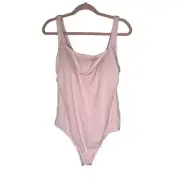 Stoney Clover Lane X Target Ribbed Bathing Suit Size 20W Pastel Pink