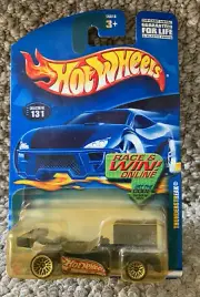 HOT WHEELS 2001 Mattel Wheels Thunderstreak Dark Blue