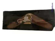 Australian Wattle Wood Boomerang Kangaroo Design Michael Lyons Wiradjuri Tribe