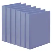 6x Marbig PP Clearview 2 D-Ring 25mm A4 Insert Binder File Paper Organiser PRPL