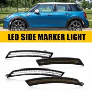 Front Rear Fender LED Side Marker Light Smoked Fit Fit Mini Cooper R55 R56 R57 (for: Mini)