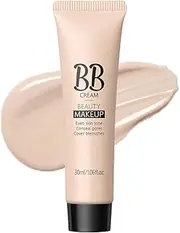 Concealer Hydrating BB Cream, Full-Coverage Foundation & Concealer, Sunlight Blocking Lotion, for Traveling, Daily Wear, Wife, Mom, Sisters Use (Brighten your skin)