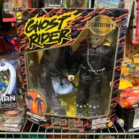 在飛比找蝦皮購物優惠-Ghost Rider 惡靈戰警 大盒可換衣軟膠人偶