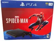 Sony PlayStation 4 PS4 1TB Marvel Spider-Man Console Bundle CUH-2215B *Sealed*