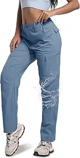 [WENRONSTA] Women's Hiking Cargo Pants Lightweight Quick Dry Waterproof UPF 50+ Camping Fishing Travel Outdoor Work Pants