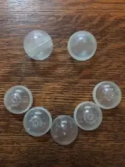 Empty Bath Bomb Molds 50 Round Vending Machine Capsules Cases Toy Containers