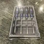 Snap On sgdx40bmb 4 pc soft grip mini tip combination screwdriver set sealed