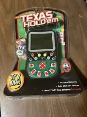 Pocket Arcade Miles Kimball Handheld Texas Hold Em Game