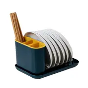 Kitchen Rack Storage Holder Drainer Bowl Tableware Plate Drying Rack Home Shelf Dinnerware Organizer