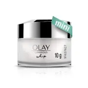 Olay Ultra Lightweight Moisturiser Luminous Whip Mini Day Cream non SPF 10g