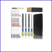 Durable 42-Piece File Set with Sandpaper and Brush - Perfect for All Needs