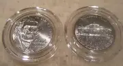 10 GENUINE AIRTITE COIN CAPSULE HOLDERS FOR US NICKEL 21mm AIR TIGHT 5 Cent