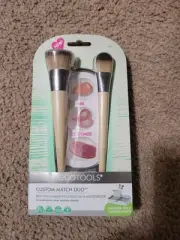 Ecotools Custom Match Duo Makeup Brush Set with Mix & Cleanse Palette ☆ New ☆