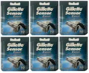 Gillette Sensor Excel Chromium Coated Razor Blade Refills - 60 Cartridges