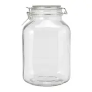 Food Preserving Jar 3L Airtight Clip Top Lid Glass Storage Jars