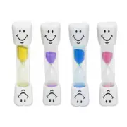 3 Mins Hourglass Sand Timer Kids Gifts Egg Kitchen Smiley Tooth Brushing Clock