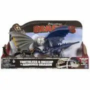 NEW DREAMWORKS DRAGONS TOOTHLESS & HICCUP VS ARMORED DRAGON 3-PACK