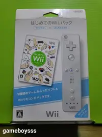 在飛比找露天拍賣優惠-〥遊戲收藏者〥日本原裝 任天堂 Wii 第一次接觸 日版 +