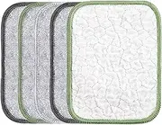 Générique 5 Piece Dish Cloth - Scratch- - Multipurpose Dish Cloth - Dishwasher Dry and Wet for Saucepan, Grill, Oven, Sink, Cooker