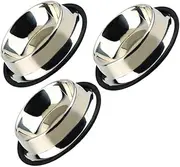 BCOATH 3pcs Slip Stainless Steel Pet Feeder Bowls for Dogs and Cats Safe and Design Base for Home and Shop Use for Food and Water