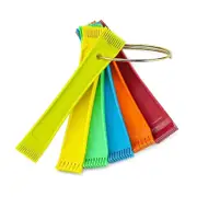 6x/Set FCR6 Air Conditioner Fin Comb Practical Cleaning Brush Coil Condenser Brush Cleaning Tool for Auto Cooling System Multicolor