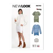 New Look Sewing Pattern N6740 Misses' Mini Dresses