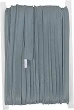 uxcell Maxi Piping Bias Tape, 20 Yards Piping Trim with Cord Satin Binding Lip Cord Trim Fit for Sewing Garment Webbing Trimming Crafts Decorating - (Grey)