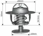Dayco Thermostat for Hyundai Tucson 10/2005 - 4/2006 2.0L 4 cyl 16V DOHC MPFI JM (for: Hyundai)