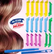 18PCS Magic Hair Curler Leverage Curlers Formers Spiral Styling Rollers DIY
