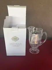 Shannon Godinger Lead Crystal Pitcher South Beach Palm Design 44 Oz