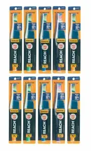 Reach Ultraclean Soft Toothbrushes with Free Caps • 10-Pack