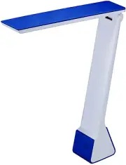 DESK LAMP Cordless Rechargable (Blue) USB Battery LED Adjustable, 3 Modes NEW