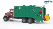 Bruder 1/16 MACK Granite Garbage Truck (Ruby Red/Green) BR02812
