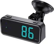GUGUMO GPS Digital Speedometer for Car MPH with Suction Cup Bracket, HUD Speed Meter Display System with LED Technology, Universal Vehicle Compatibility for Cars Trucks SUVs & Golfs