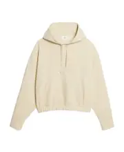 pouch-pocket drawstring hoodie S,XL,XS,L,XXL,M Nude