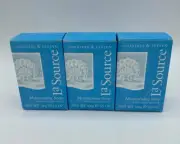 CRABTREE & EVELYN La Source Moisturising Shea Butter Soap 3.5 oz ~ SET Of 3~ New